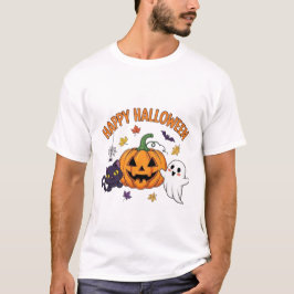 Camiseta Fantasma feliz de Halloween