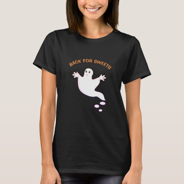 Camiseta Fantasma feliz de Halloween (Anverso)