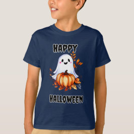 Camiseta Fantasma feliz de Halloween