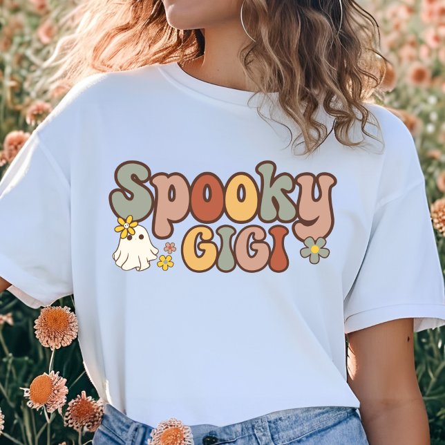 Camiseta Fantasma Gigi Retro Halloween Familia coincidente (Subido por el creador)