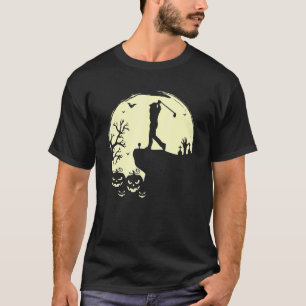 Camiseta Fantasma Golf Halloween Golf Luna llena Gol