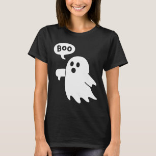 Camiseta Fantasma gritando a boo desaprobando a Fantasma Ha