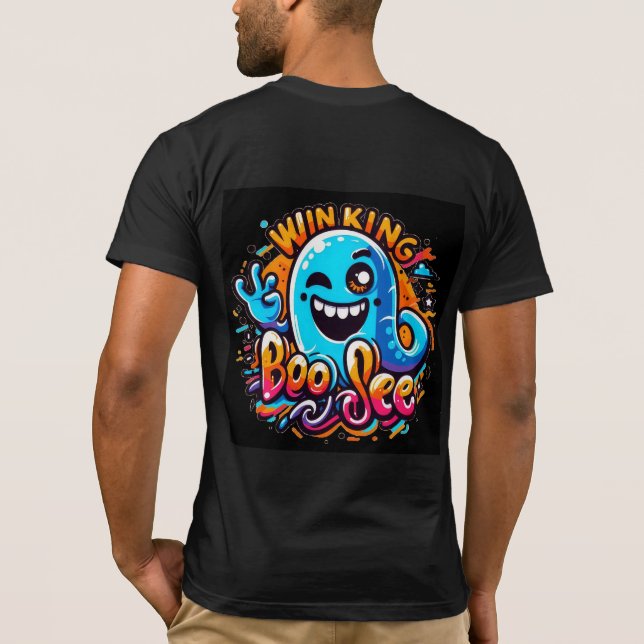 Camiseta Fantasma guiñando Boo Jee (Reverso)