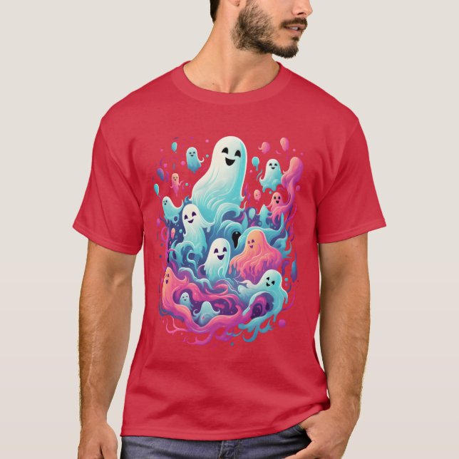 Camiseta Fantasma Halloween Fantasma (Anverso)