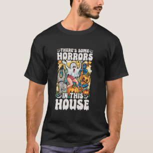 Camiseta Fantasma Halloween hay algunos horrores en esto