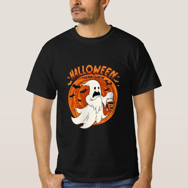Camiseta Fantasma Halloween - No me asustas (Anverso)