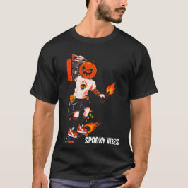 Camiseta Fantasma Halloween Skopkin Head Ghost Fall