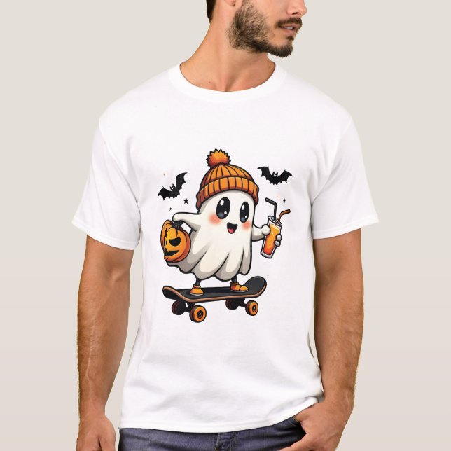 Camiseta Fantasma Halloween Skopkin Spice Fall (Anverso)