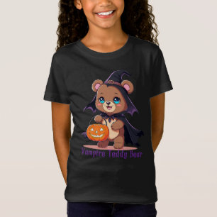 Camiseta Fantasma Halloween Teddy Bear Vampiro Personalizad