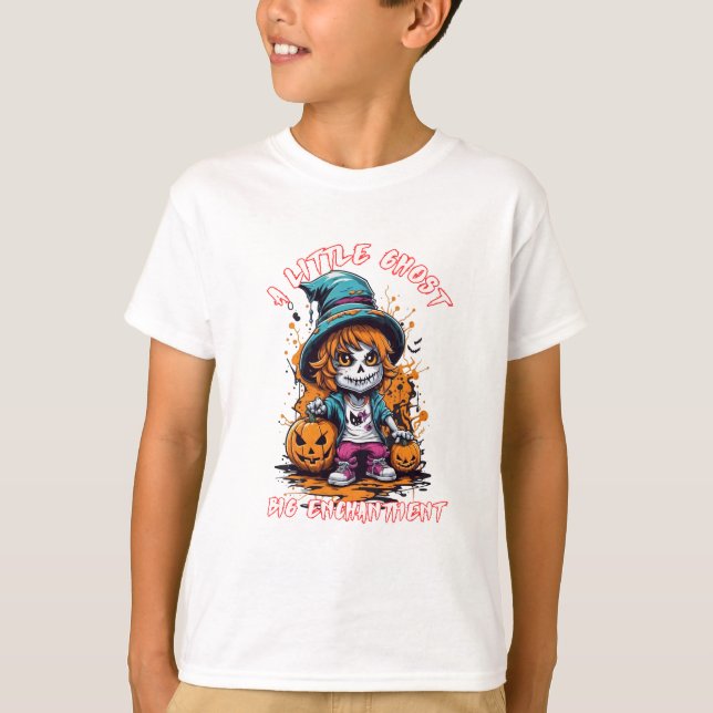 Camiseta fantasma | Halloween Tee | Halloween (Anverso)
