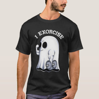 Camiseta Fantasma I Exorcizar ejercicio de gimnasio Spooky 