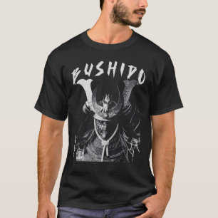 Camiseta Fantasma japonesa oscuro Samurai Guerrero Bushido