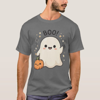 Camiseta Fantasma lindo BOO! Halloween