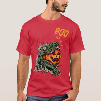 Camiseta Fantasma momia dinosaurio Gracioso Boo Halloween H
