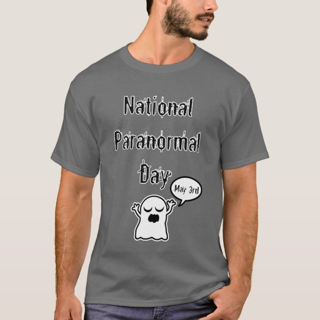 Camiseta Fantasma paranormal nacional del día (Anverso)