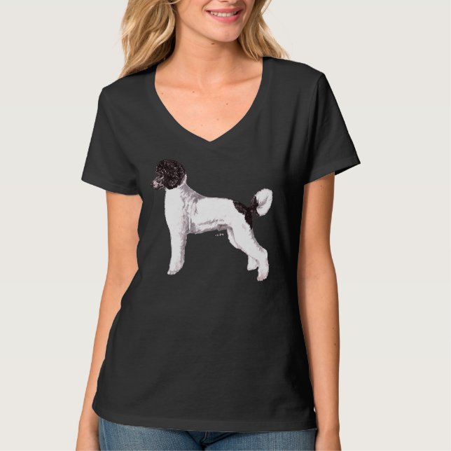 Camiseta Fantasma Parti Toy Poodle Show Stack (Anverso)