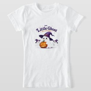 Camiseta Fantasma Pequeño Grandes Espantos Dulce Halloween