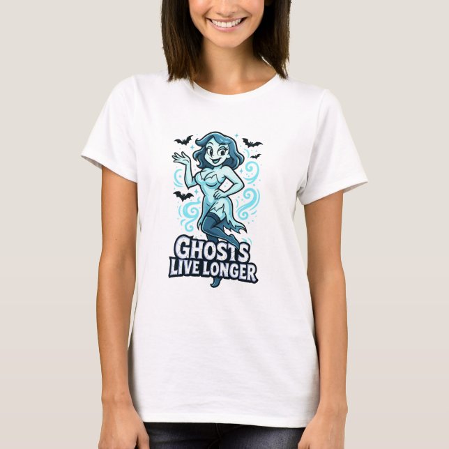 Camiseta Fantasma personalizado de Pin-Up - Los Fantasmas V (Anverso)