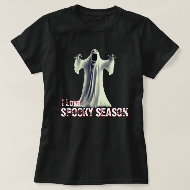 Camiseta Fantasma que grita (Diseño del anverso)