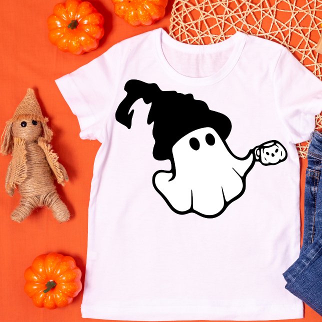 Camiseta Fantasma retro con Gorra y hongo Halloween (Subido por el creador)