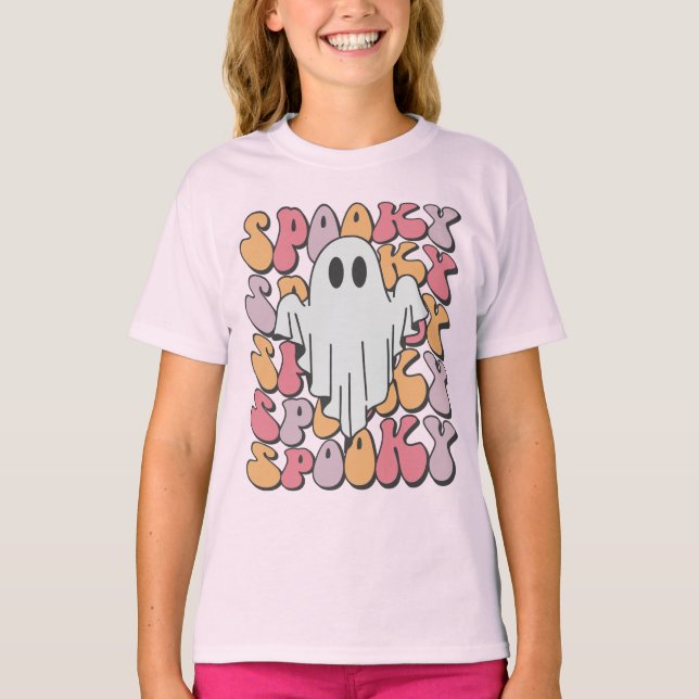 Camiseta Fantasma retro fantasmal (Anverso)