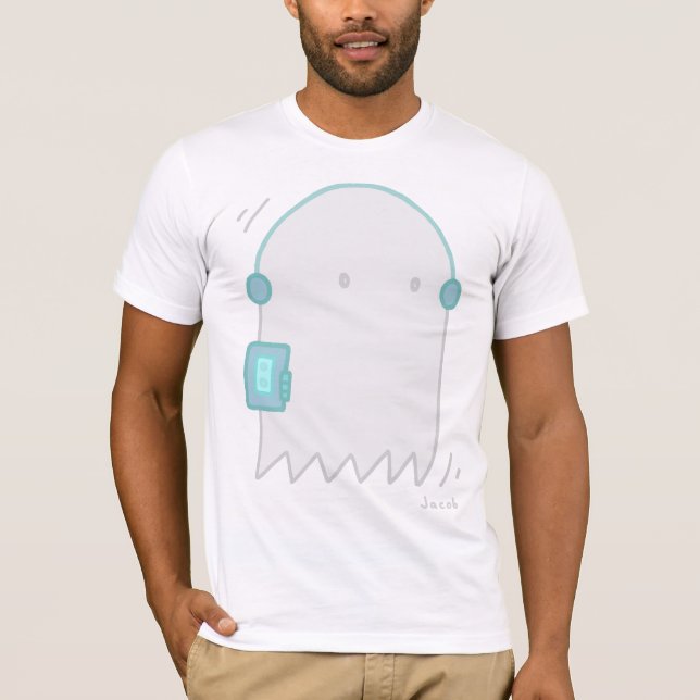 Camiseta Fantasma Ridin Walkman (Anverso)