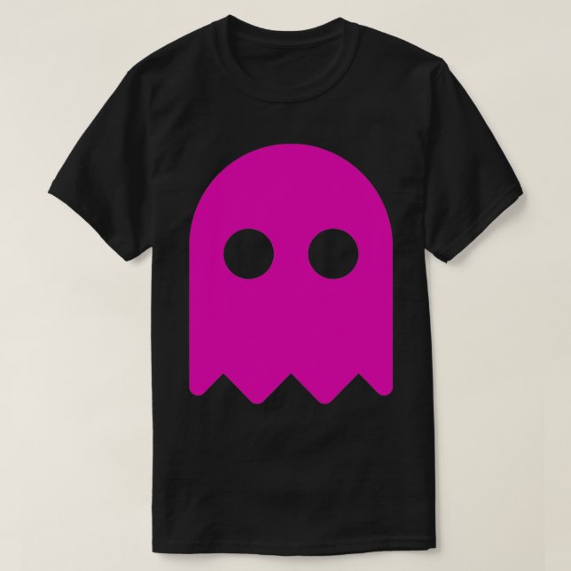 Camiseta Fantasma rosa (Diseño del anverso)