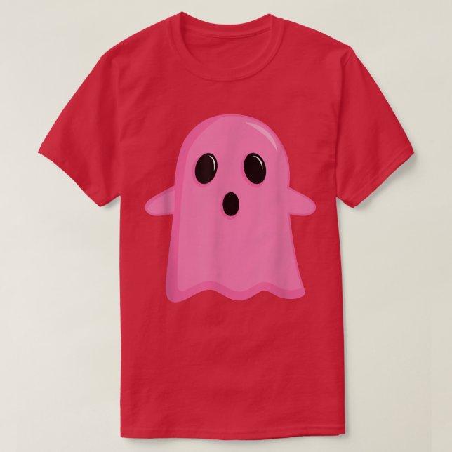 Camiseta Fantasma rosa 2634 (Diseño del anverso)