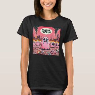 Camiseta Fantasma Rosa Cuta: ¡Abrazarme! :( #13