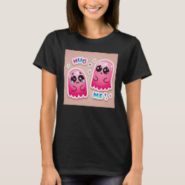 Camiseta Fantasma Rosa Cuta: ¡Abrazarme! :( #14