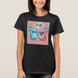 Camiseta Fantasma Rosa Cuta: ¡Abrazarme! :( #15