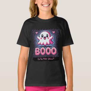 Camiseta Fantasma rosa lindo: chica dulce y espumoso