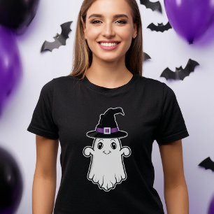 Camiseta Fantasma Sonriente Cuidadosa Con Halloween De Gorr