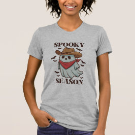 Camiseta Fantasma Temporada Cowboy Ghost Halloween
