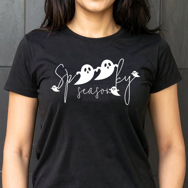 Camiseta Fantasma temporada de fantasmas silhouettes Script (Disclaimer: This image is a digital mockup.)