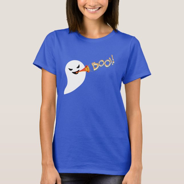 Camiseta Fantasma tocando y cantando boo (Anverso)