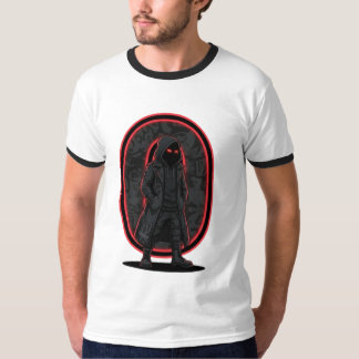 Camiseta Fantasma Urbano Techwear Oscuro Figura con Capucha
