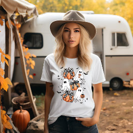 Camiseta Fantasma y calabazas