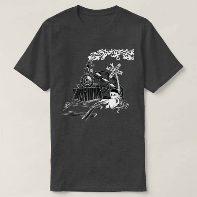 Camiseta fantasma y grava (Diseño del anverso)