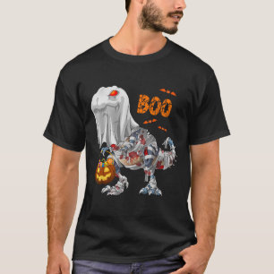 Camiseta Fantasma Zombie Momia Dinosaurio Divertido Boo Hal