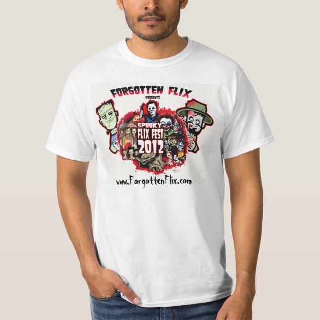 Camiseta fantasmagórica del Fest 2012 de Flix (Anverso)