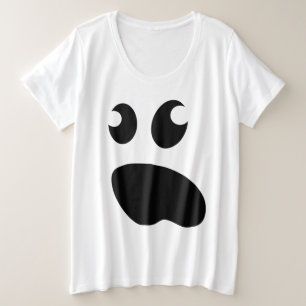 Camiseta fantasmagórica linda del traje del fiest
