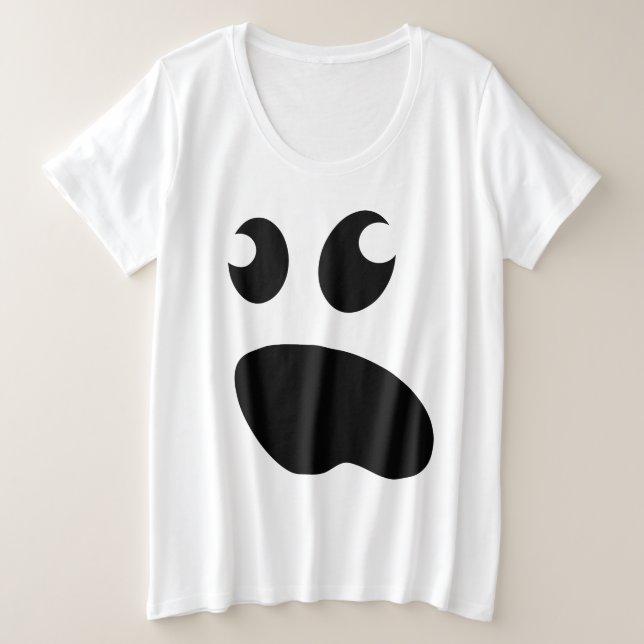 Camiseta fantasmagórica linda del traje del fiesta (Anverso del diseño)