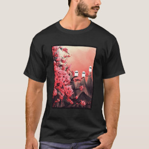 Camiseta Fantasmas de cerezo con pinturas de fantasía con r