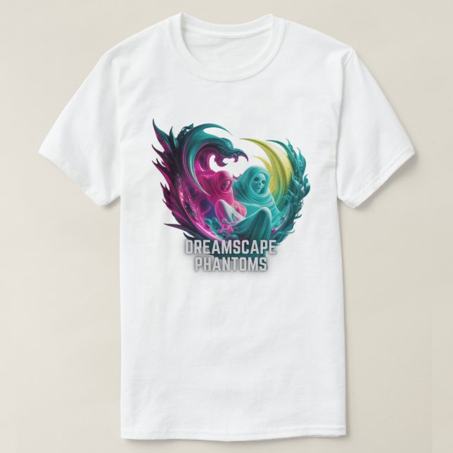 Camiseta Fantasmas de ensueño - Surrealismo espectral (Diseño del anverso)