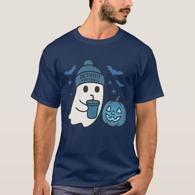 Camiseta Fantasmas de fútbol de Detroit (Anverso)