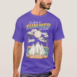 Camiseta Fantasmas de la hoja de Gótico de verano de playa