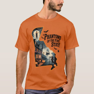 Camiseta ¡Fantasmas Del Primer Estado! Faro de Delaware