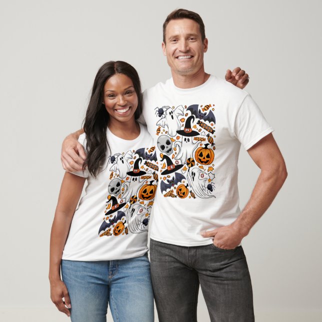 Camiseta Fantasmas fantasmagóricos y adorables monstruos ad (Unisexo)