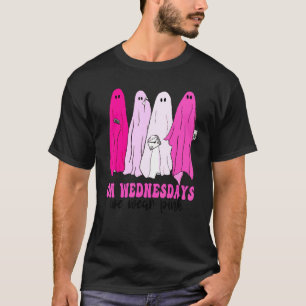 Camiseta Fantasmas Halloween Ghous Mean Ghouts Pink Ghost W
